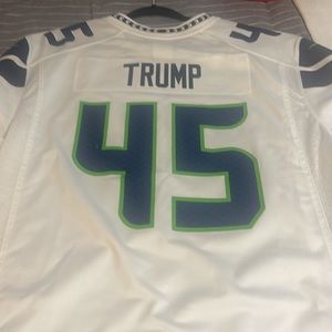 Men’s Seahawks, trump jersey XL